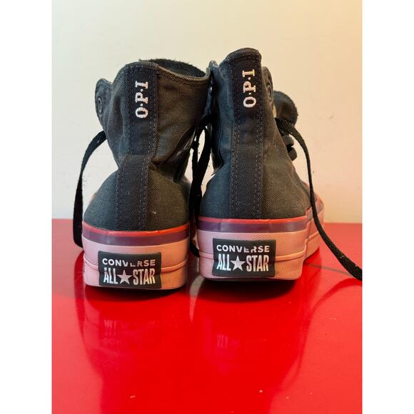 Converse x OPI Chuck Taylor All Star High Top Women's Size 7.5 566556C - Picture 9 of 10
